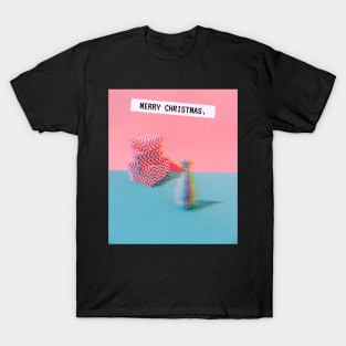 Vaporwave Weihnachten Christmas Techno Aesthetic T-Shirt